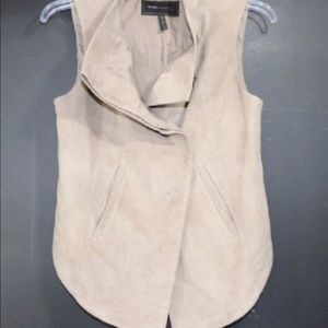 BCBG Suede Vest